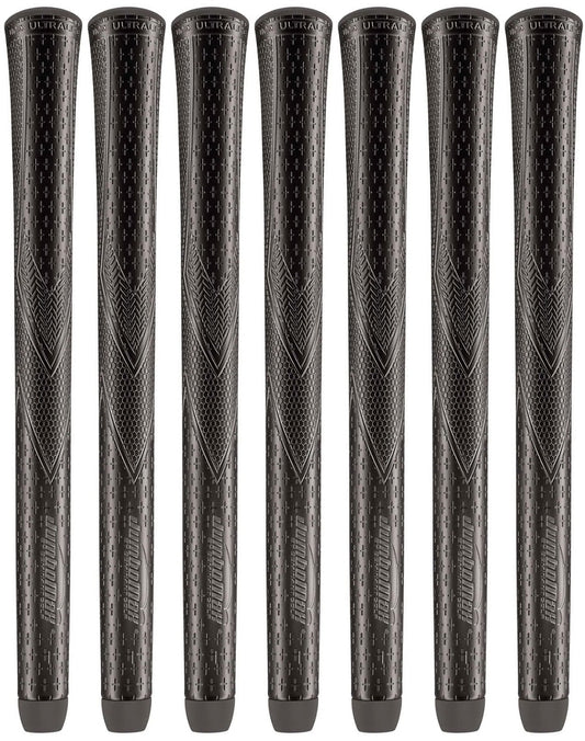 Oversized Golf Grip Set - JumboMax JMX Ultralite Blackout, Medium (+5/16") - 7 Pack