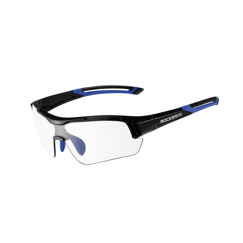Photochromic Cycling Sunglasses with Polarized UV 400 Protection - Lightweight Full Frame Eyewear