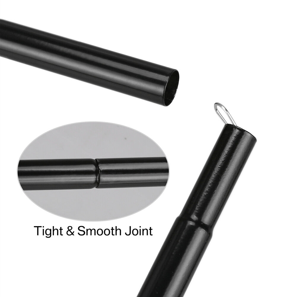Adjustable Stainless Steel Tent Poles Set of 2 for Camping Hiking Canopy