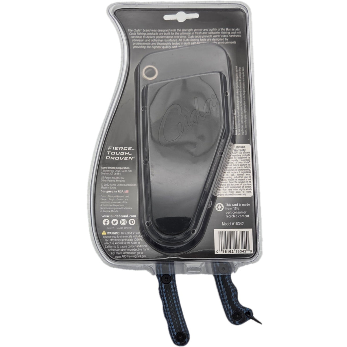 8-Inch Titanium Alloy Fishing Pliers with Sheath & Lanyard - Saltwater Ready