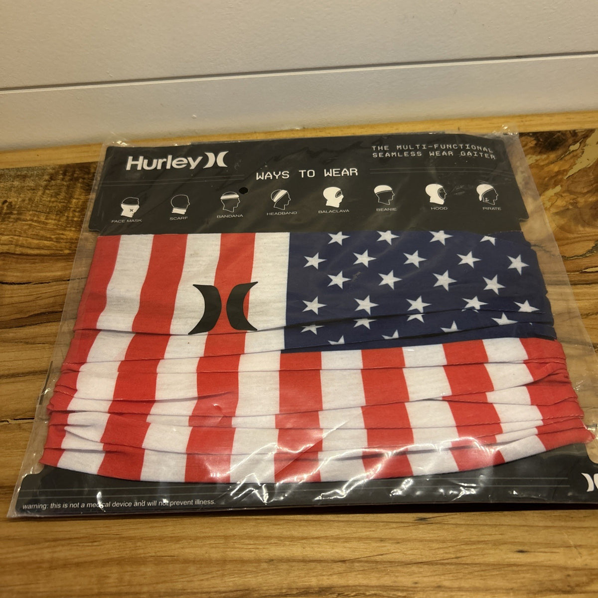 Multi-Function American Flag Gaiter Face Mask Scarf - Seamless Neck Cover