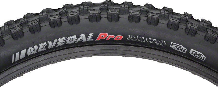 26 x 2.5 Mountain Bike Tire Pack of 2 - Downhill Clincher Wire Bead