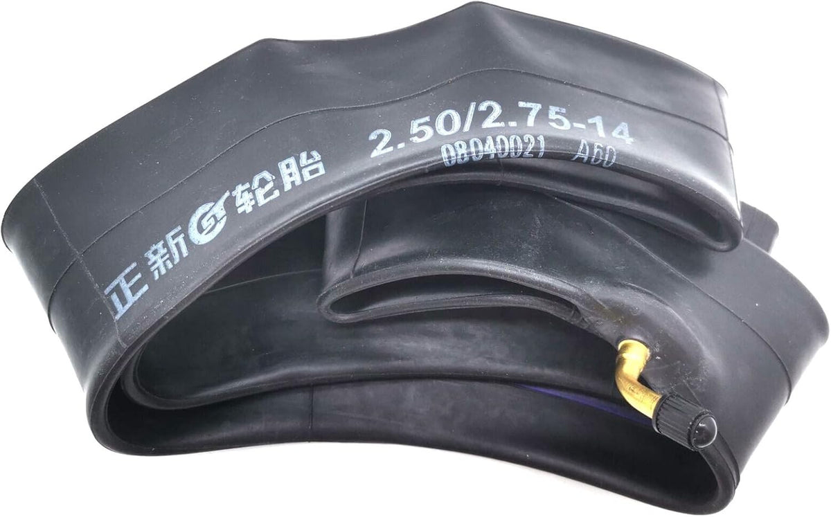 2-Pack 14x2.50/2.75 Inner Tubes for Electric Scooter & E-Bike Heavy Duty Bent Valve