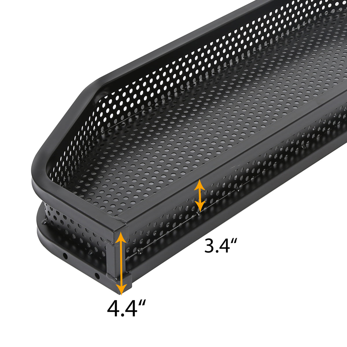 Heavy Duty Front Cargo Basket for EZGO TXT Golf Cart with Mounting Brackets