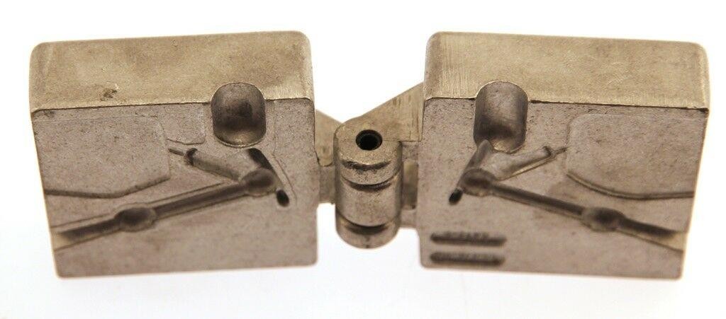 DIY Fishing Sinkers Mold for Power Head Weed Guard Jig 1/8 oz