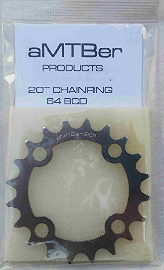Bicycle Chainring 64BCD - 20T or 21T Stainless Steel Cycling Part
