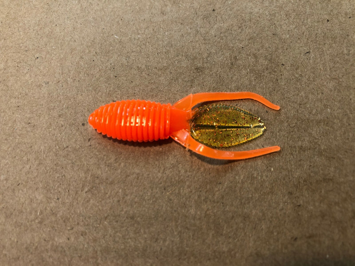 2-Inch Crappie Beaver Tail Soft Plastic Lures 100-Pack for Panfish Fishing