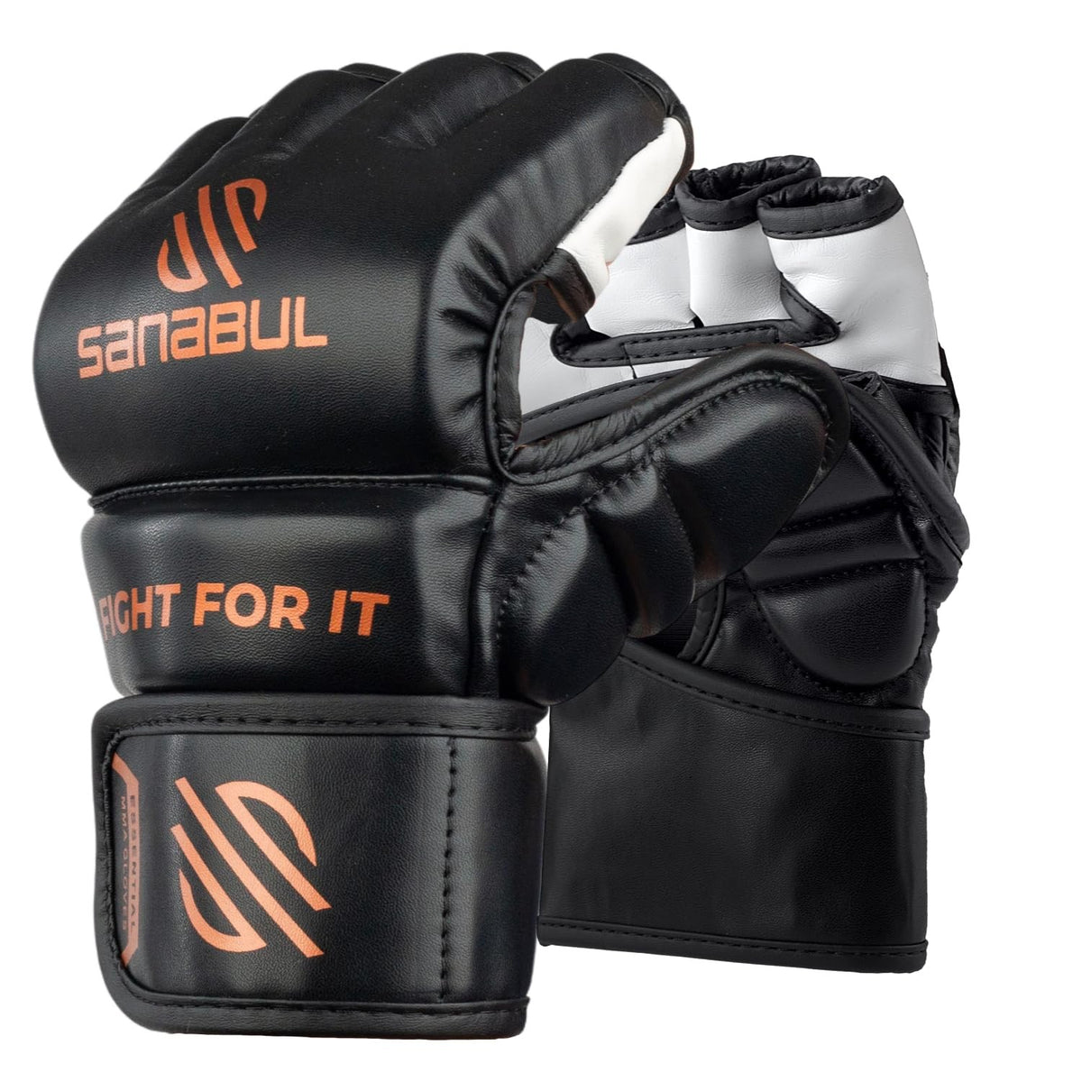 Men's MMA Gloves 4oz Training Fight Gloves - Metallic Copper