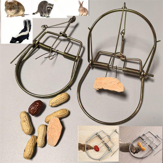 2pcs Heavy Duty Mouse Trap Set - Strong Spring Snap Rat Catcher