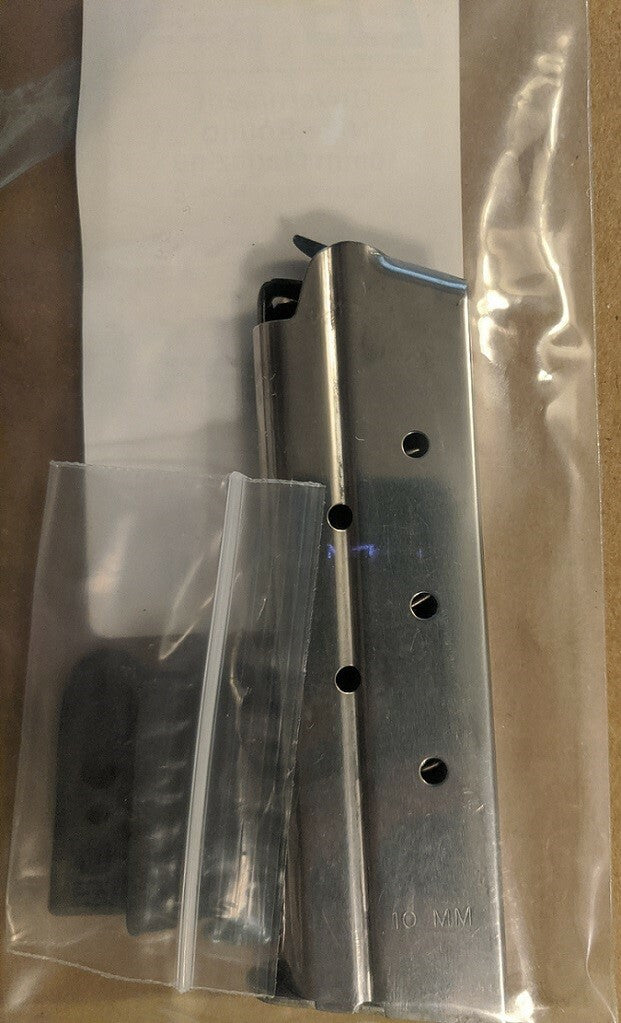 10mm 8-Round Stainless Steel Magazine for Full Size 1911 Pistols
