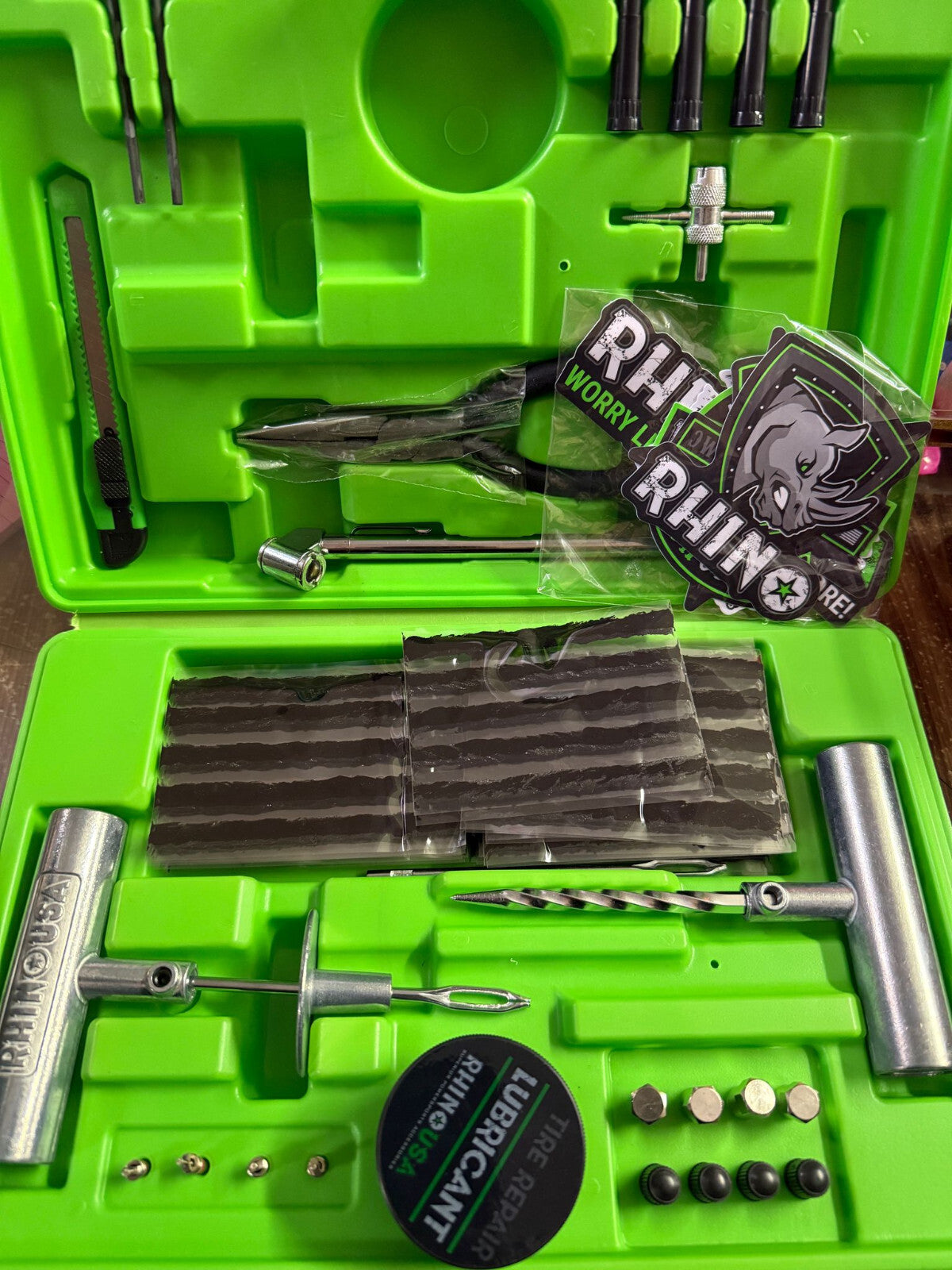 86-Piece Tire Plug Repair Kit for Puncture and Flat Tire Fixes