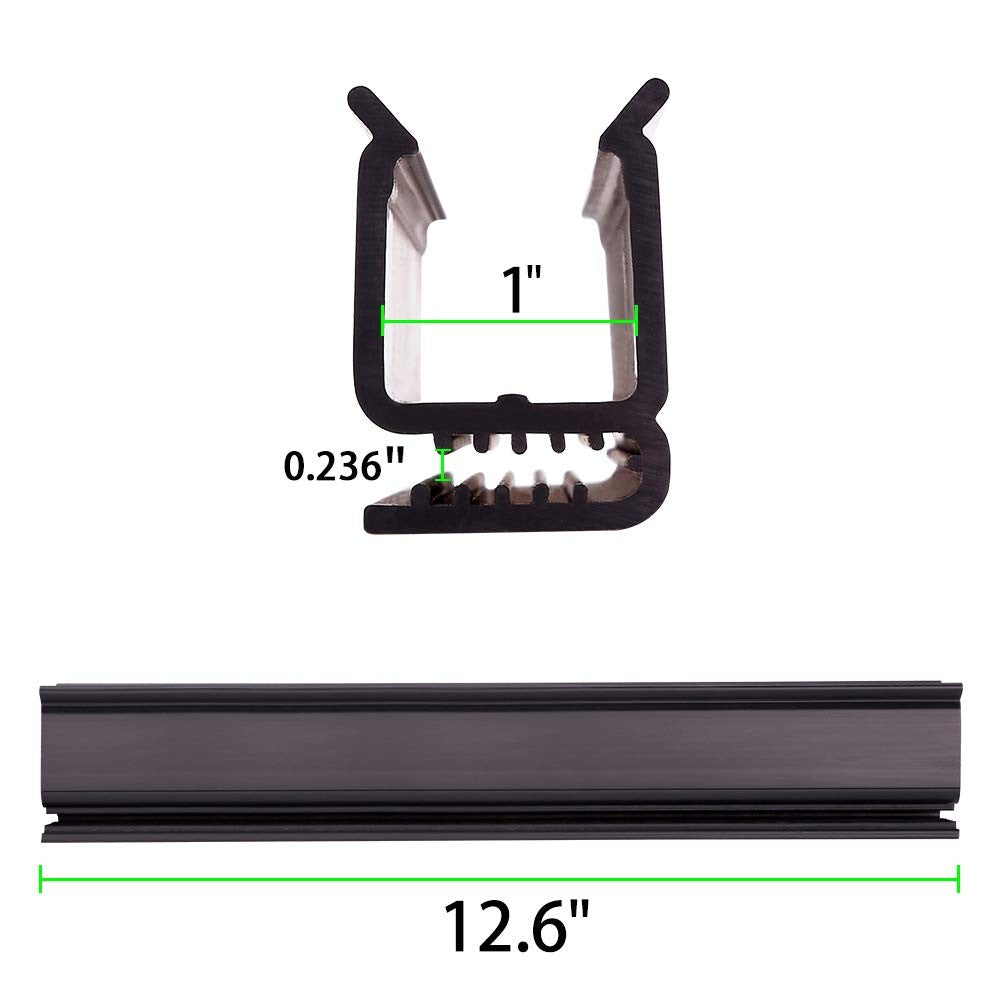 Golf Cart Windshield Sash Clips Set of 2 - Fits Club Car DS & Precedent