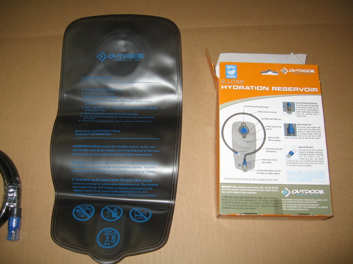 2L Hydration Reservoir Bladder BPA Free Water Pack Accessory