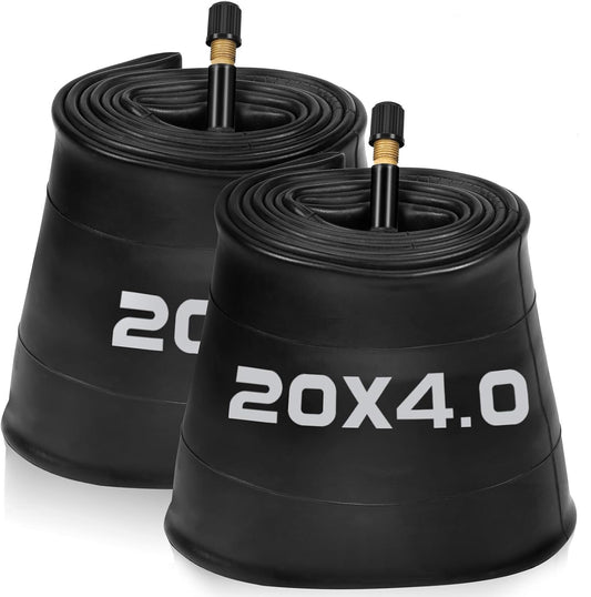 Fat Tire Bike Inner Tubes 20x3/20x4/24x4/26x4 with Schrader Valve - Durable & Versatile