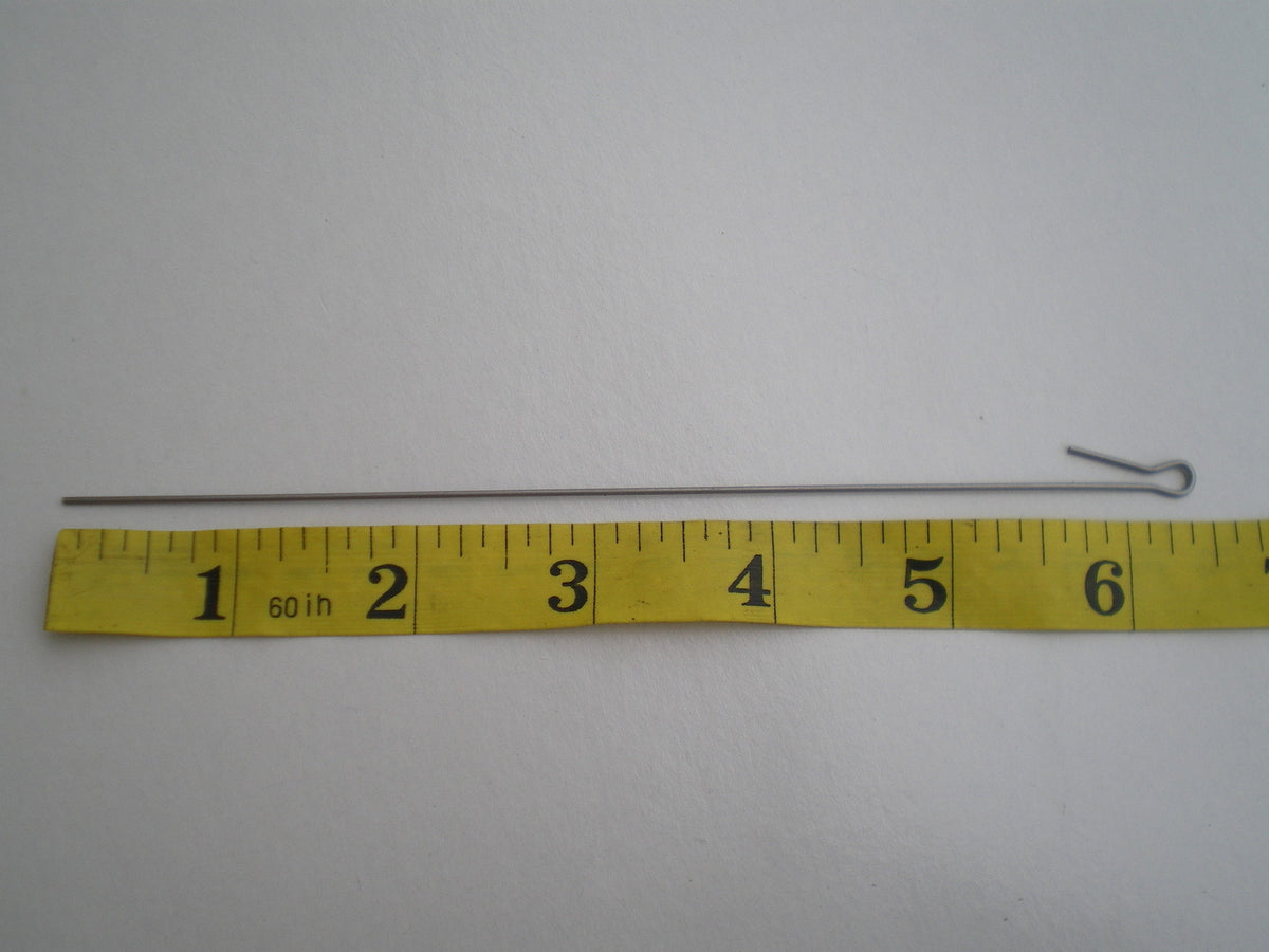 50PCS Stainless Steel Lure Shaft Wire Form for Spinners - 0.035x6 Inch