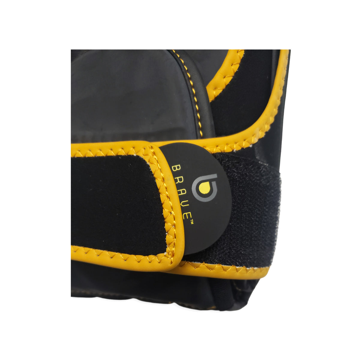 Martial Arts & MMA Shin and Instep Guards - Black and Gold, Size L/XL