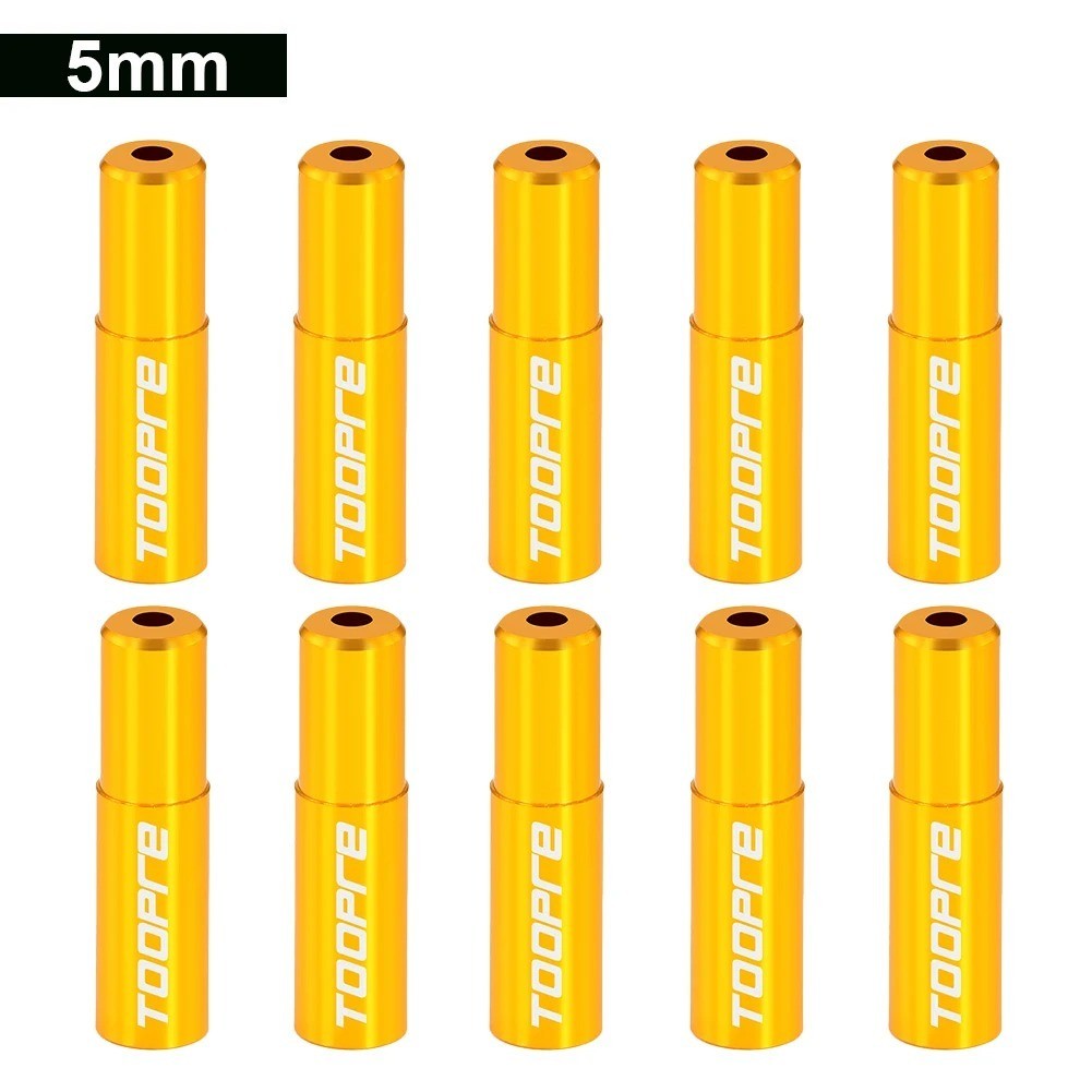 Aluminum Bicycle Cable End Caps 4mm & 5mm Set for MTB Road Bike Brake & Shift