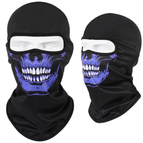 Unisex Skull Ski Mask Balaclava Ghost Bandana Full Face Mask for Outdoor Activities