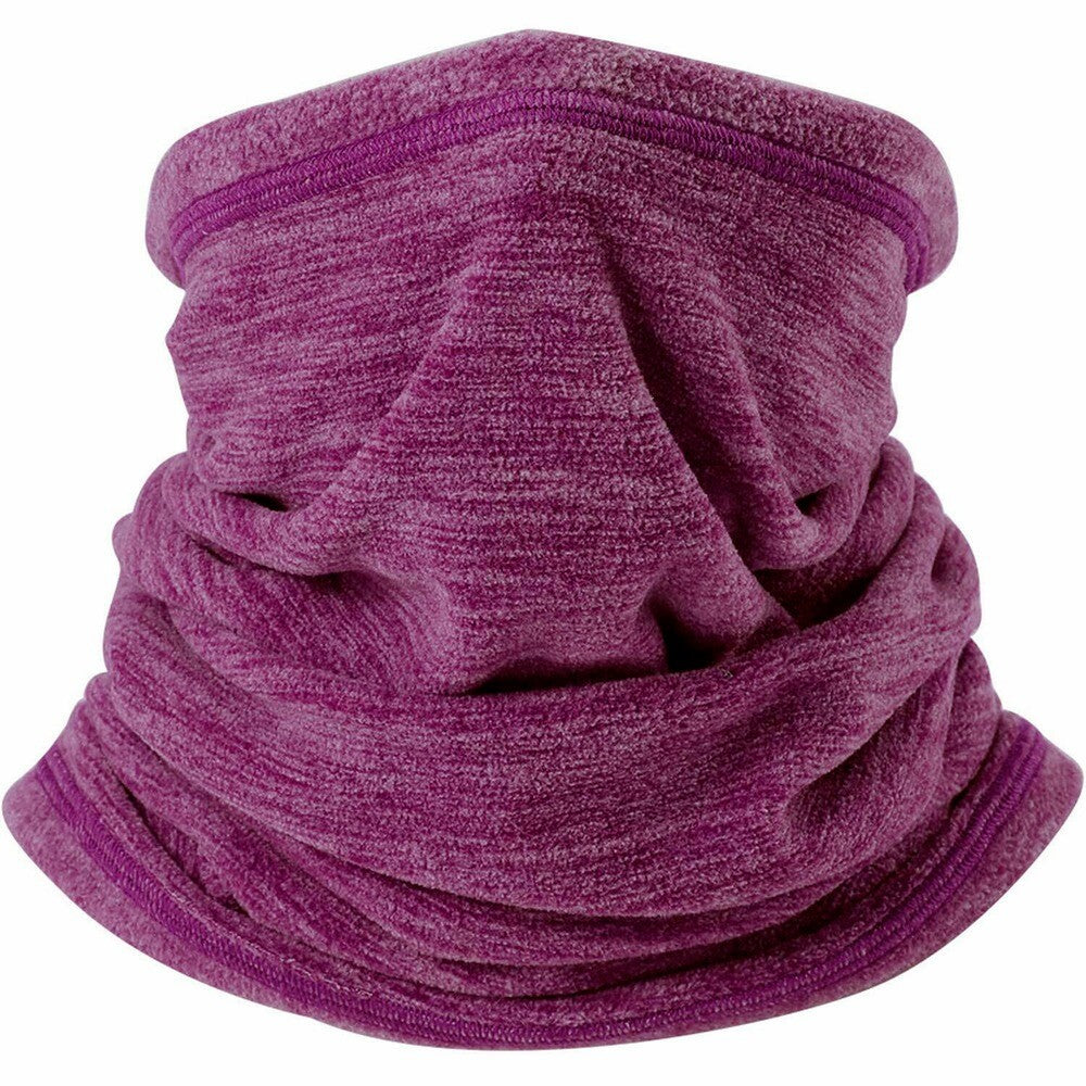 Winter Neck Gaiter Face Mask - Windproof Fleece Scarf for Cold Weather