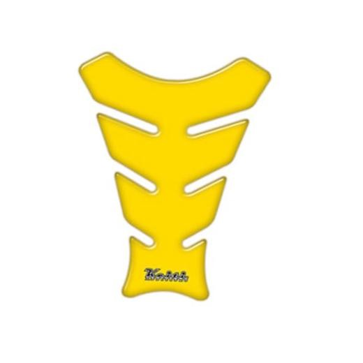 Motorcycle Tank Pad Small SM1230 Yellow Universal Fit Water-Resistant Vinyl