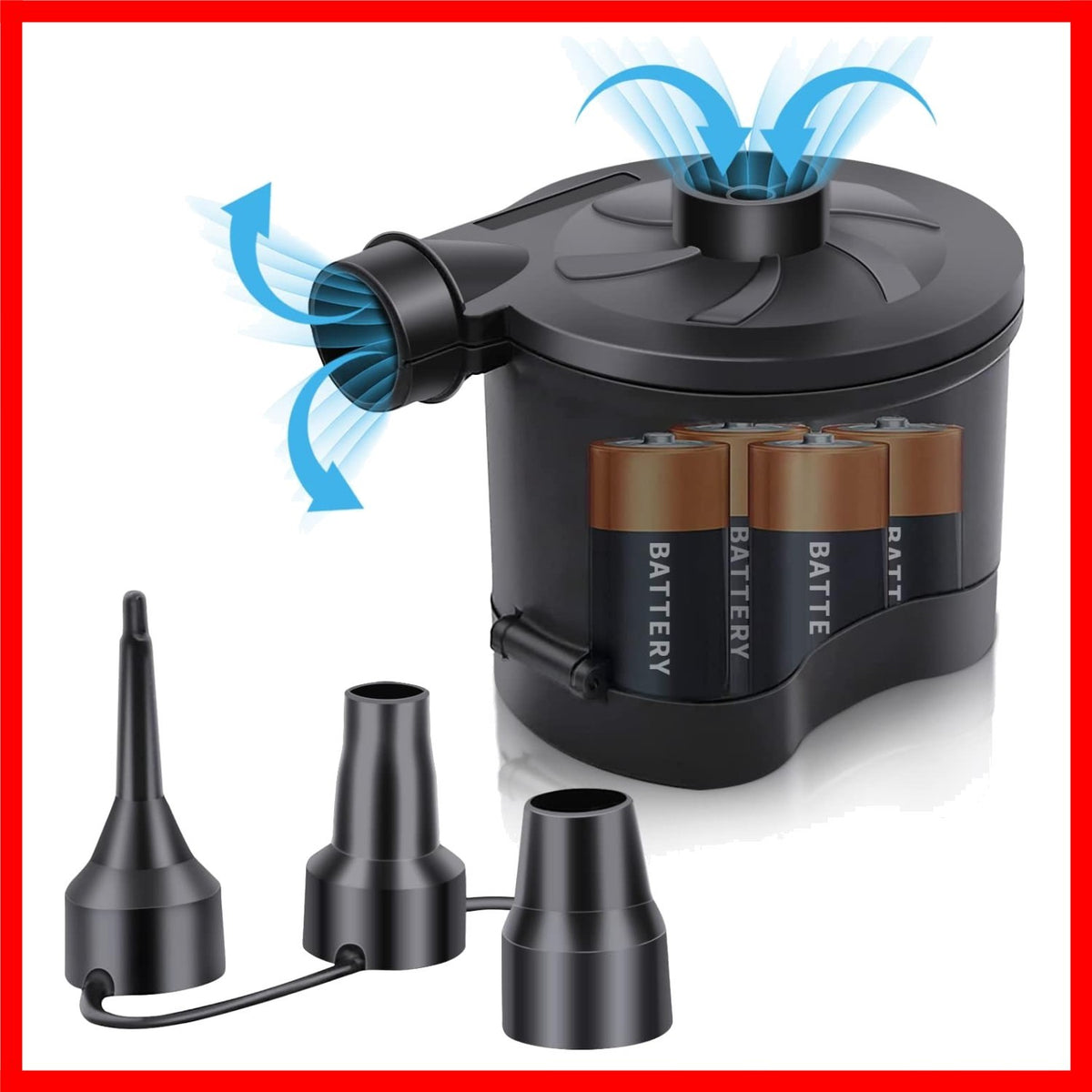 Battery Operated Air Pump for Camping Inflatable Pools and Air Mattresses