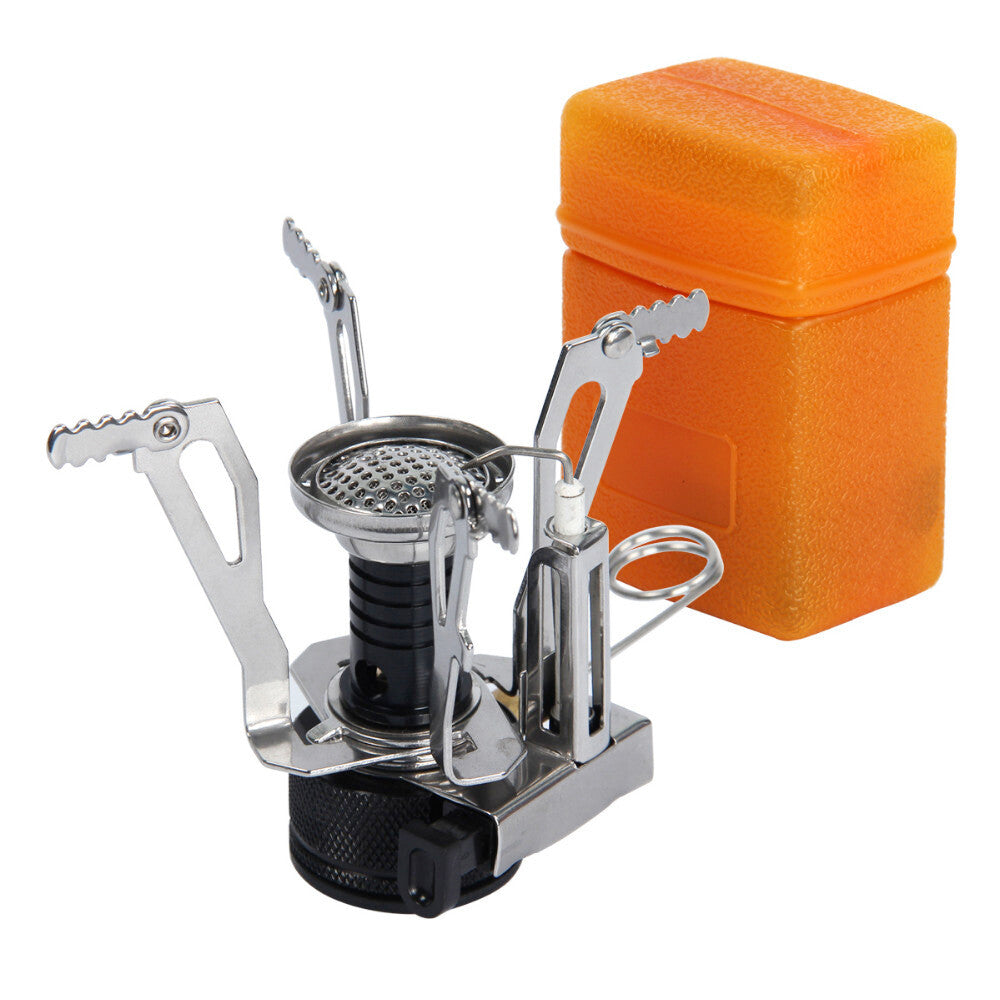 Portable Camping Gas Stove and Cookware Set - Lightweight Outdoor Hiking