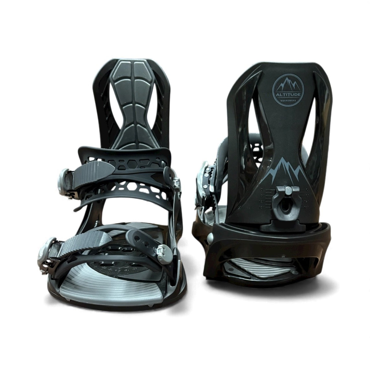 Men's Snowboard Bindings with Single-Finger Release - All-Mountain Comfort