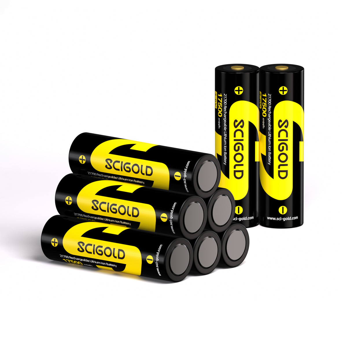 Rechargeable 21700 Lithium-ion Battery 3.6V 17500mWh for Electronic Devices