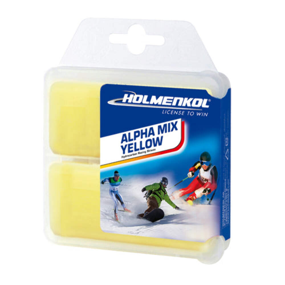Ski Wax for Fresh Snow - Long-Lasting Yellow Winter Sports Wax 70g
