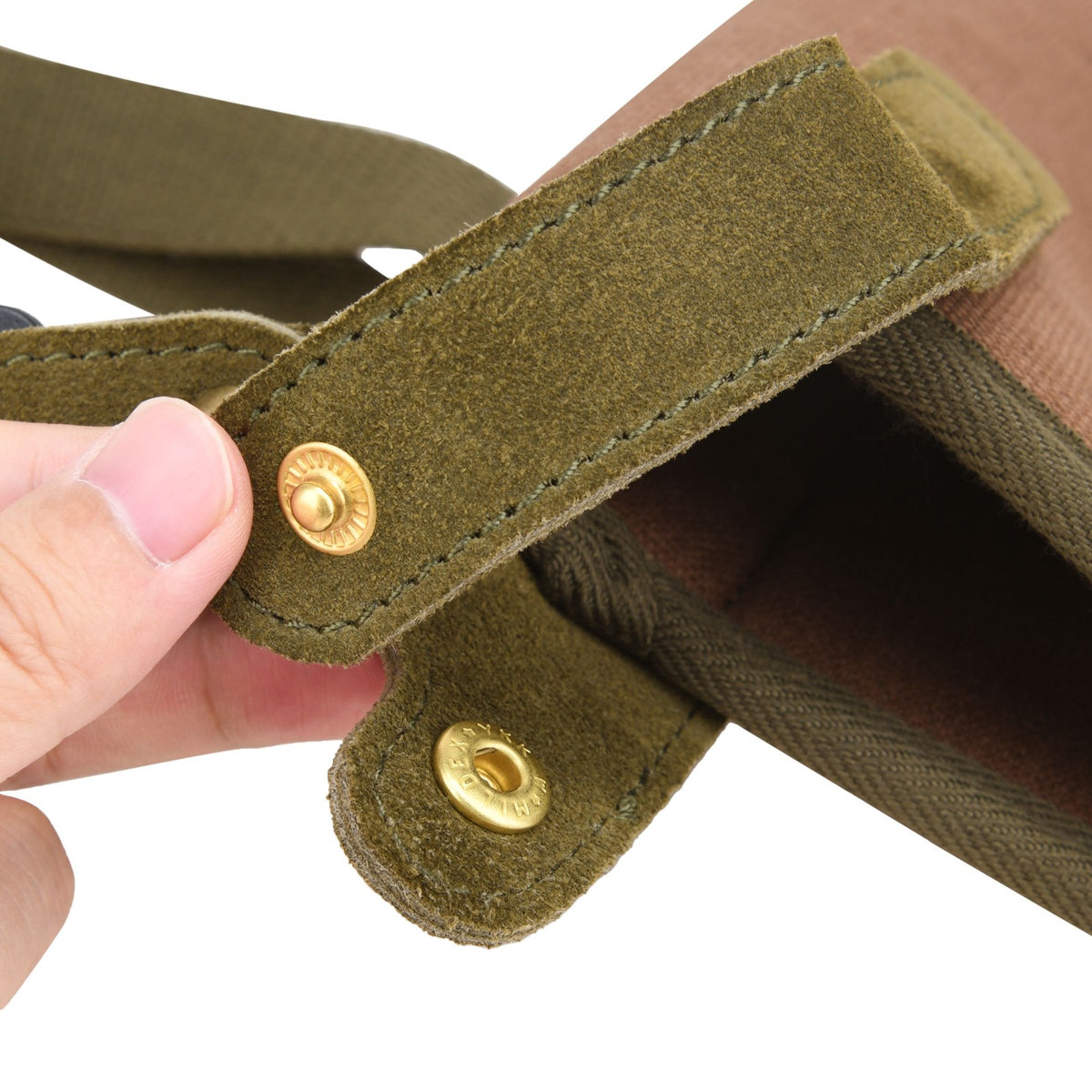 Canvas Gun Holster with 6 Shell Slots for Revolvers Up to 6" - Chest Carry
