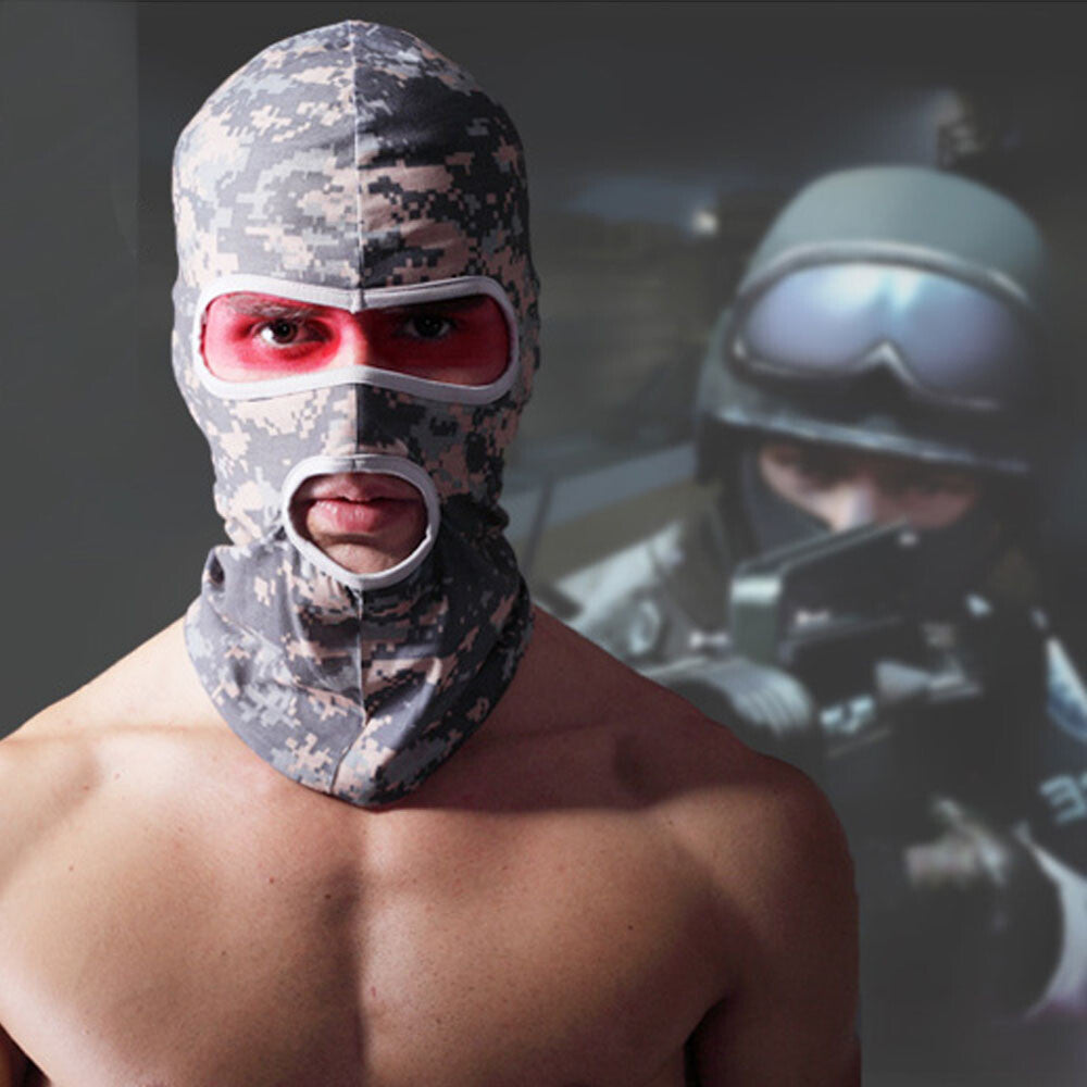 Outdoor Tactical Face Mask UV Protection Balaclava for Sports & Cycling