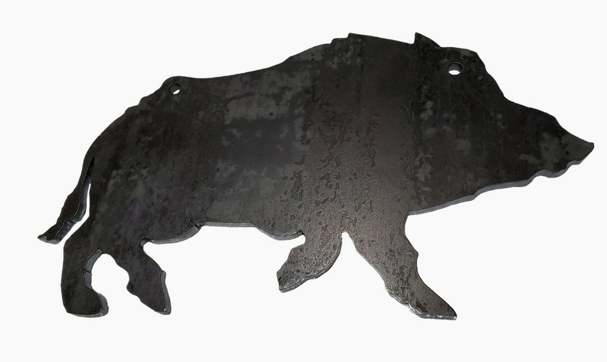 AR500 Steel Shooting Target Boar - Laser Cut Range Target 18x11 inches