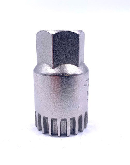 Square Taper Bottom Bracket Tool 20 Spline with Guide Pin - Bicycle Maintenance
