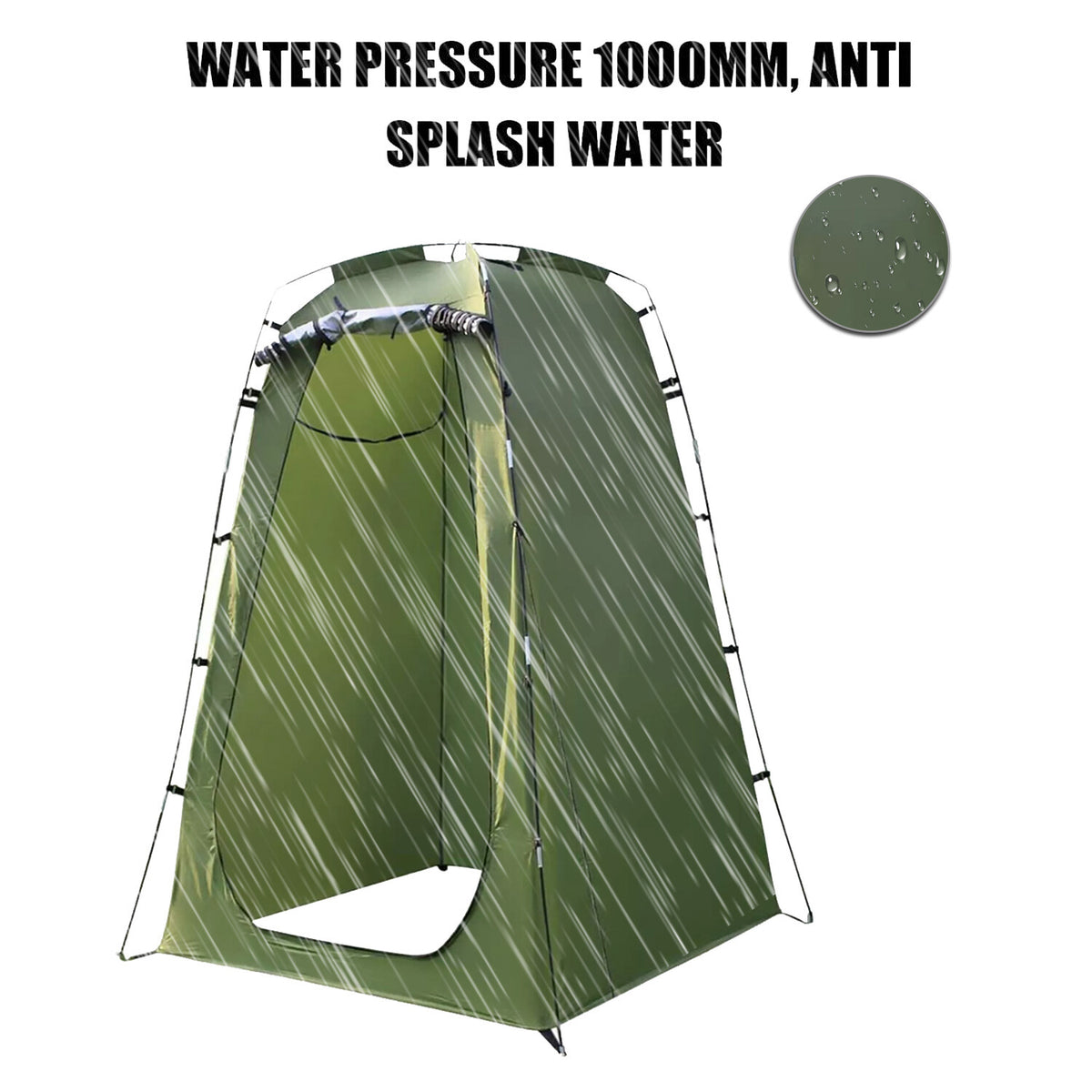 Portable Camping Shower Tent Waterproof Privacy Shelter for Outdoor Use