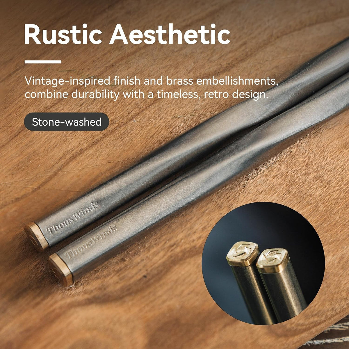 Titanium Foldable Reusable Camping Chopsticks - Lightweight & Durable Utensils
