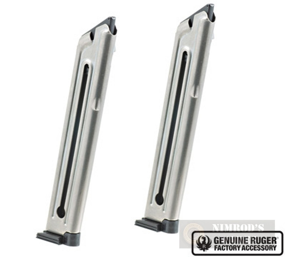 Ruger MK III & MK IV .22LR 10-Round Nickel Magazine - Fits Ruger Pistols