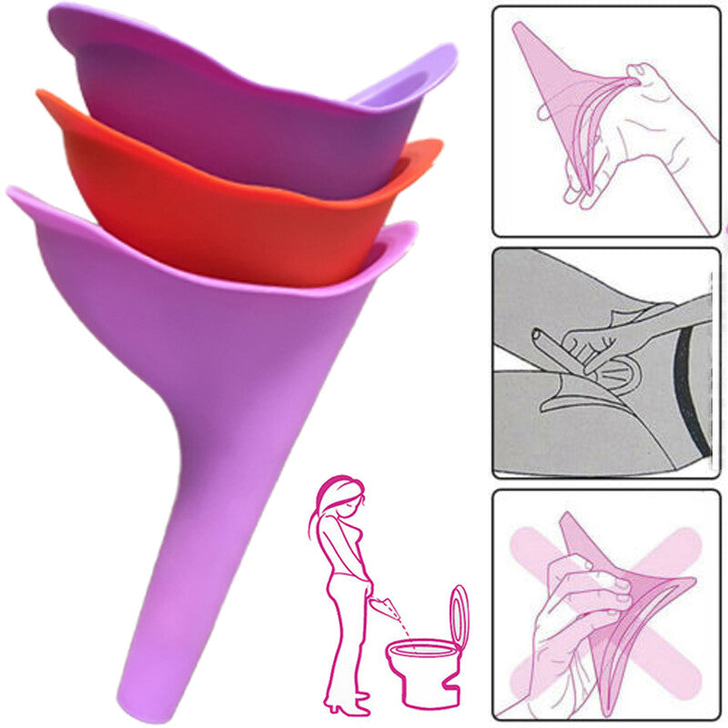 Female Reusable Portable Urinal for Travel Camping Outdoor Hygiene