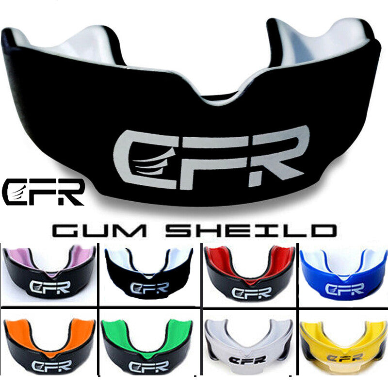 Adult Boxing Mouth Guard Teeth Protector MMA Sports Mouthpiece with Case