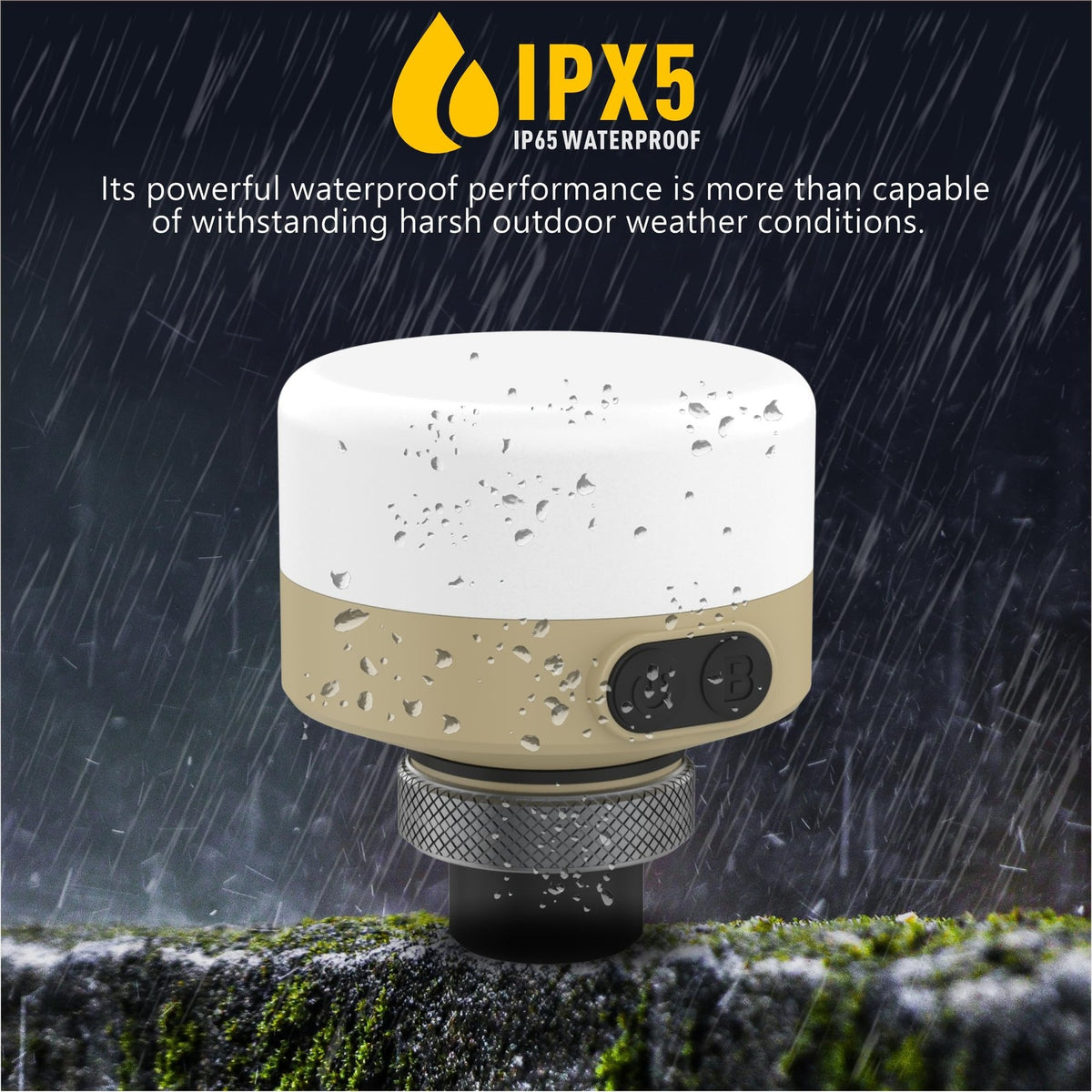 USB Rechargeable Camping Lantern with 5 Light Modes IP65 Waterproof