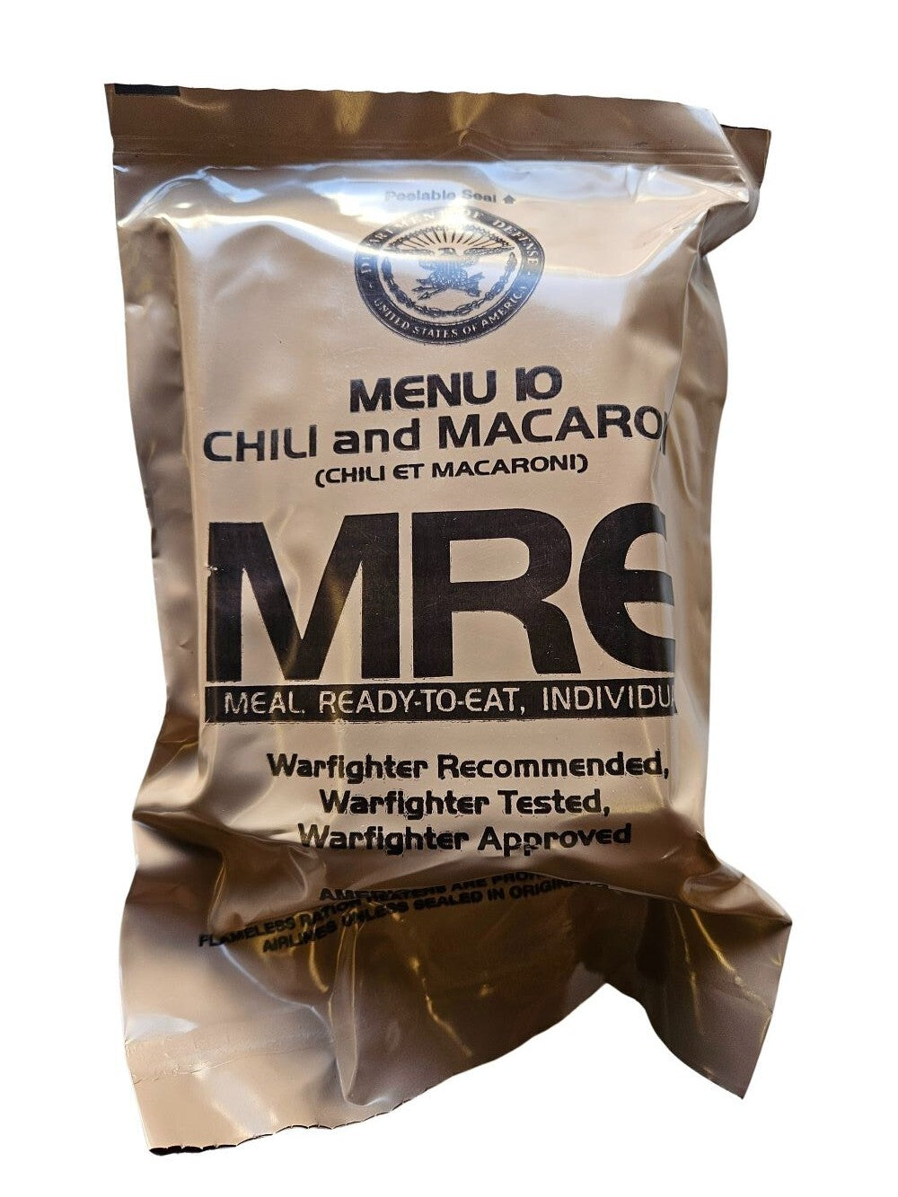 2024-2025 US Military MRE Meal Ready to Eat Assorted Menu Options