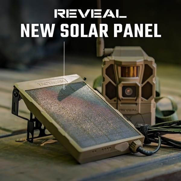 Solar Panel for Trail Cameras - Rechargeable Power Supply for Cellular Cameras