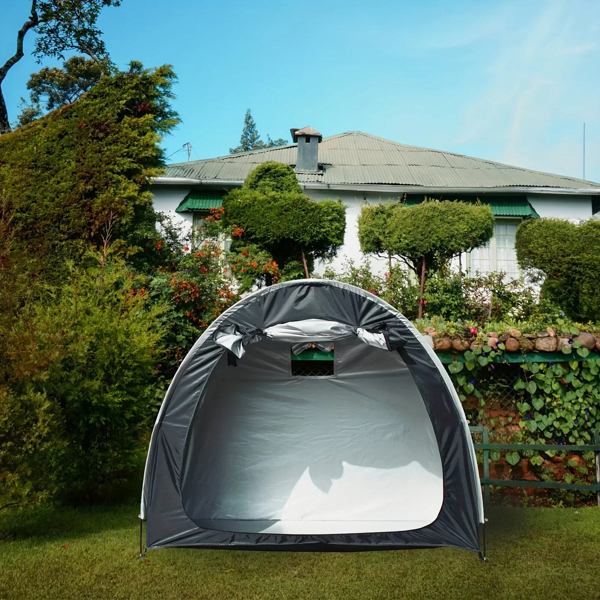 Waterproof Bike Tent for 2-4 Bicycles Outdoor Storage Shelter