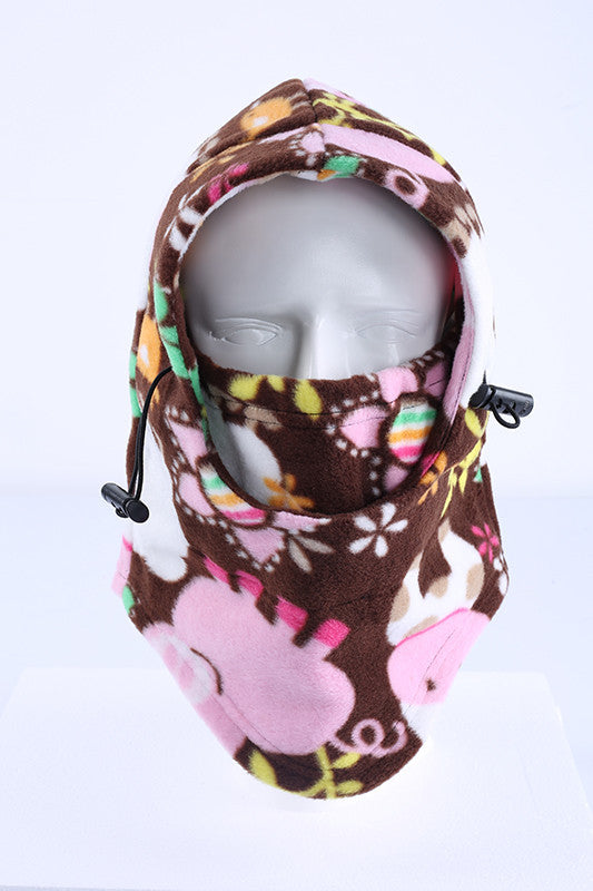 Cold Weather Balaclava Face Mask - Windproof Fleece Hood for Hunting Skiing
