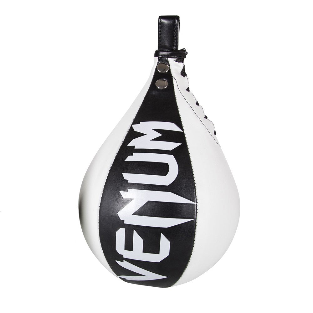 Venum Skintex Leather Speed Bag - Large Black Ice Boxing Equipment
