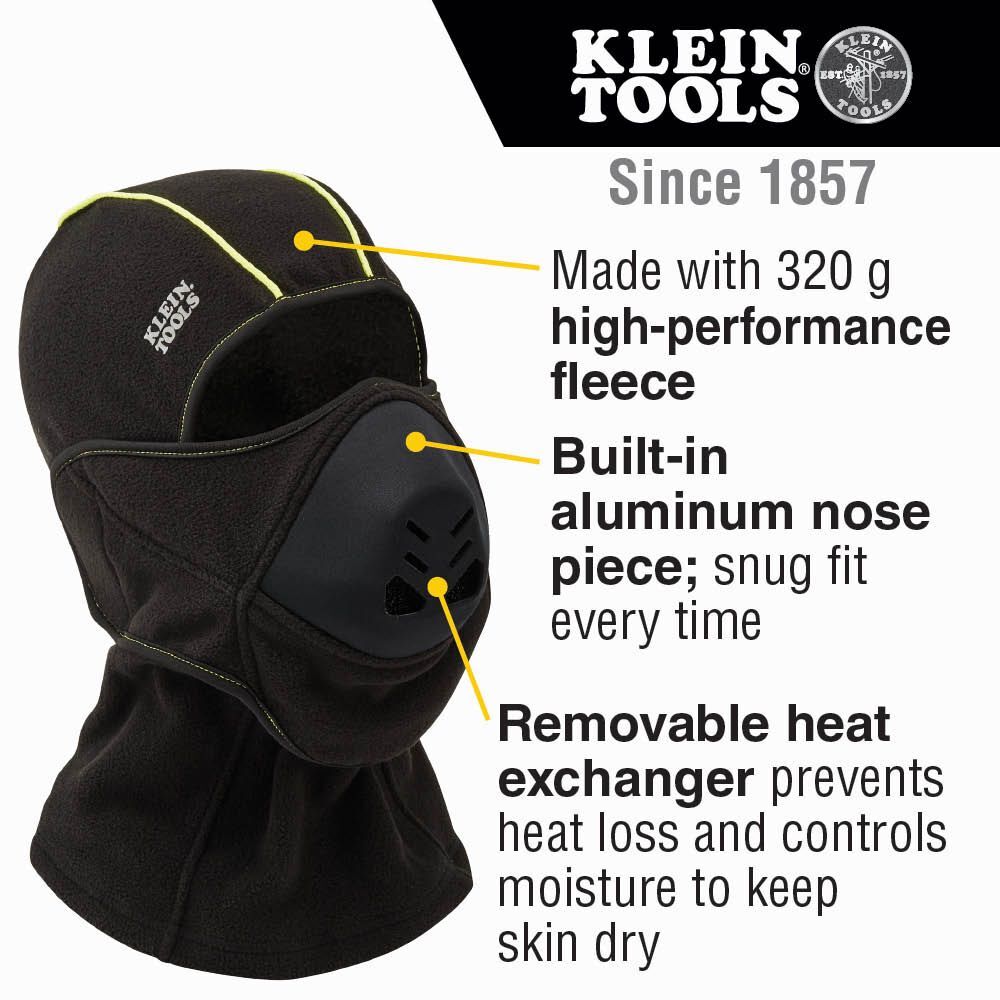 Heat Exchanger Balaclava for Winter Work Gear - High-Performance Fleece