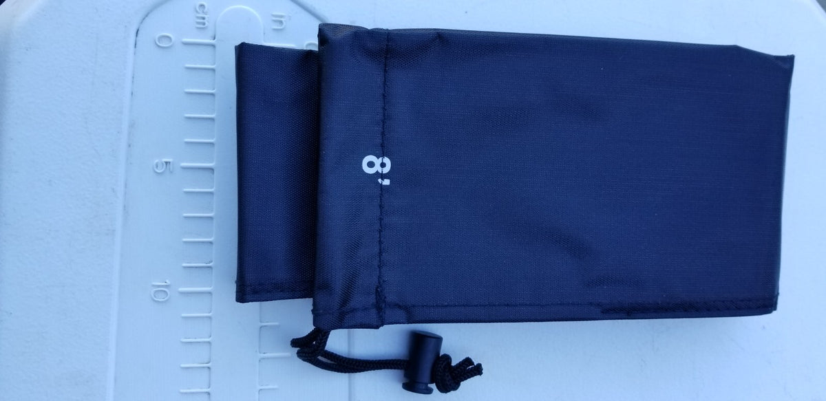 Pair 8' Waterproof Fishing Rod Covers with Quarter-Cut Design for Saltwater & Travel