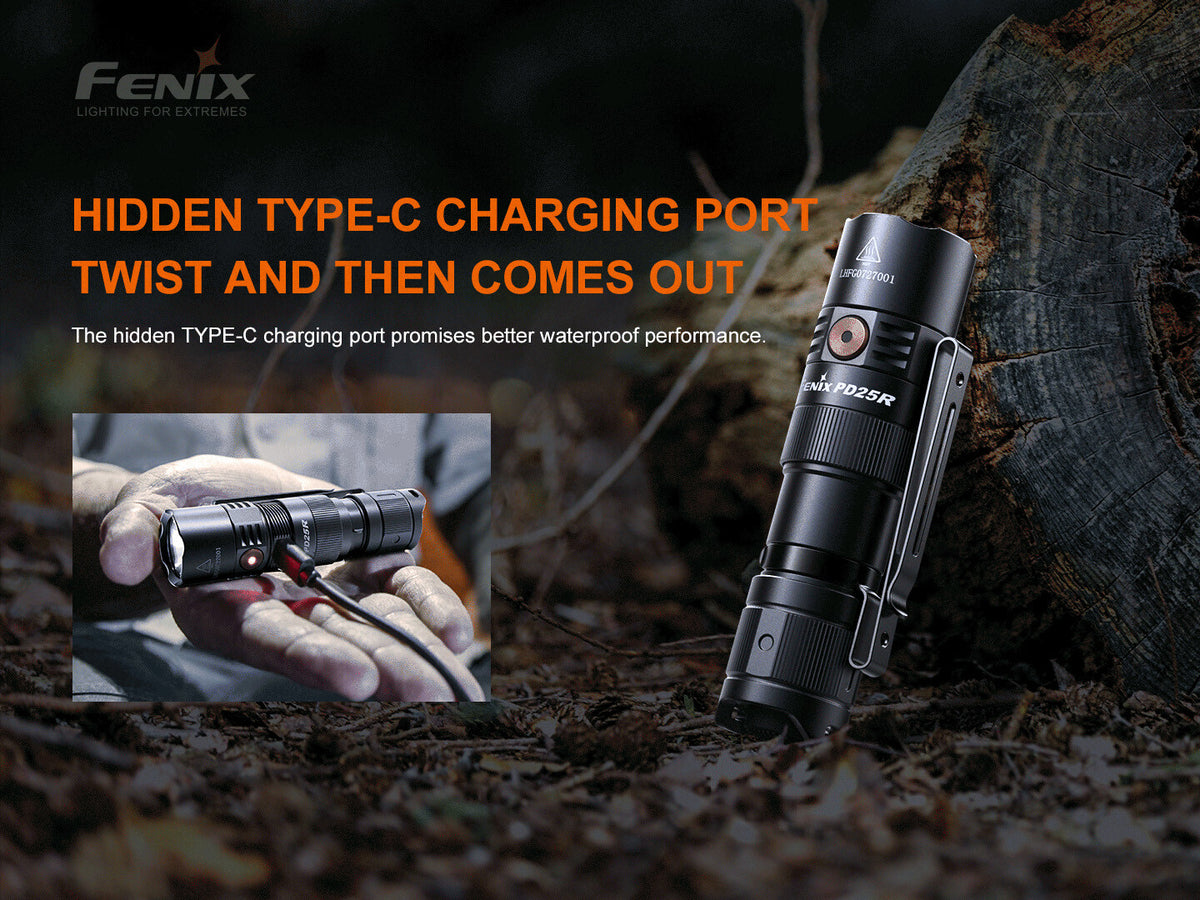 Rechargeable EDC Pocket Flashlight 800 Lumens Compact USB-C Torch