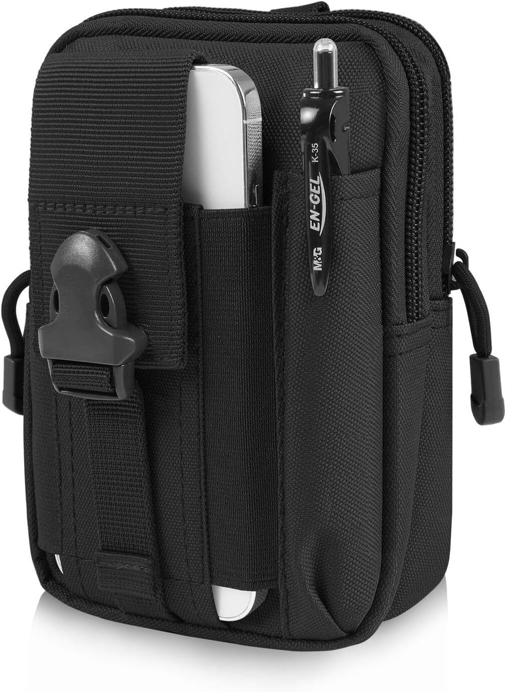 Tactical Molle Pouch Waist Bag with Phone Holder and Belt Clip