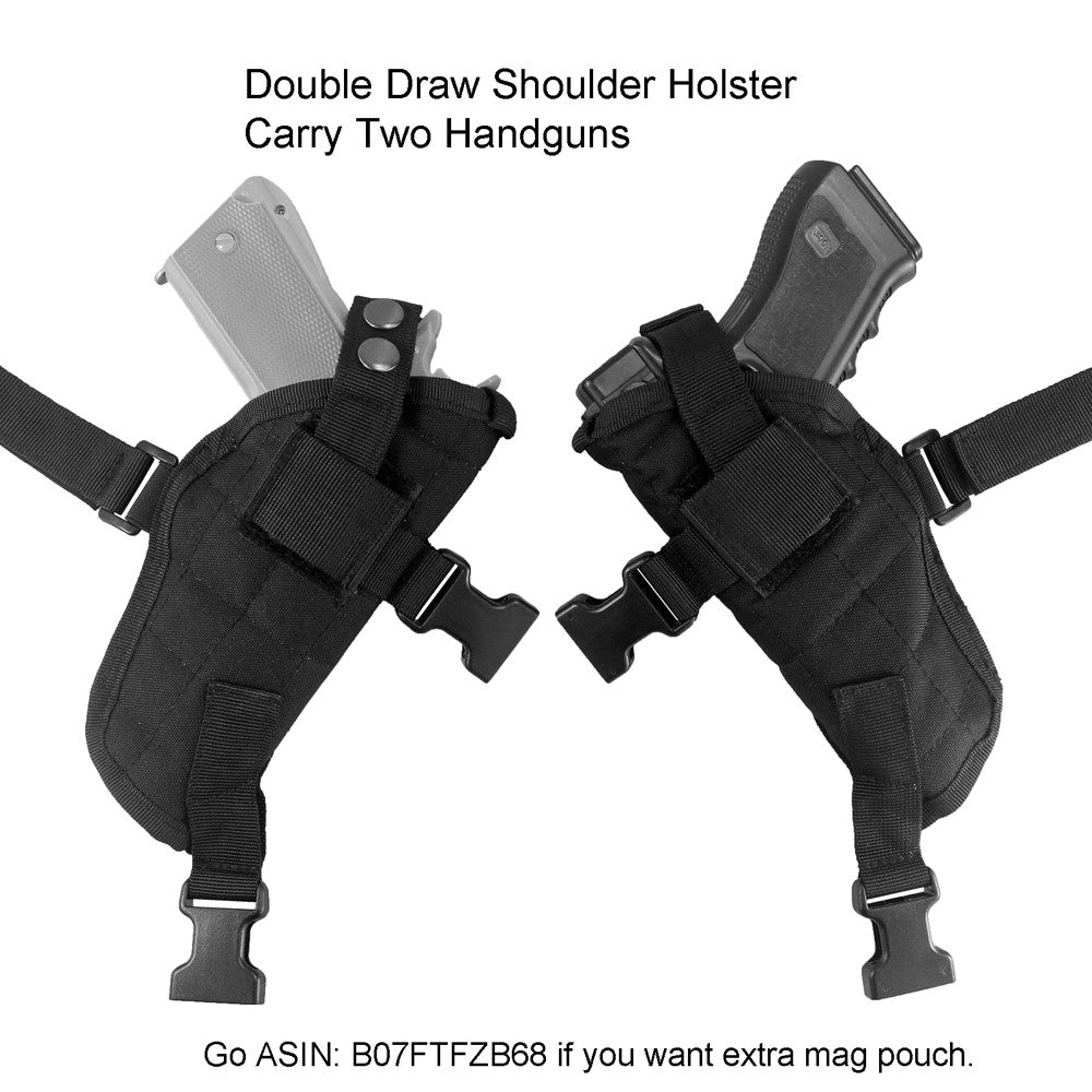 Underarm Shoulder Gun Holster for Pistol Concealed Carry Adjustable