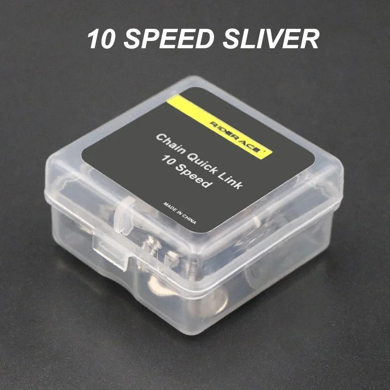 Bike Chain Quick Links 6-12 Speed Bicycle Master Connector Set - 5 Pairs